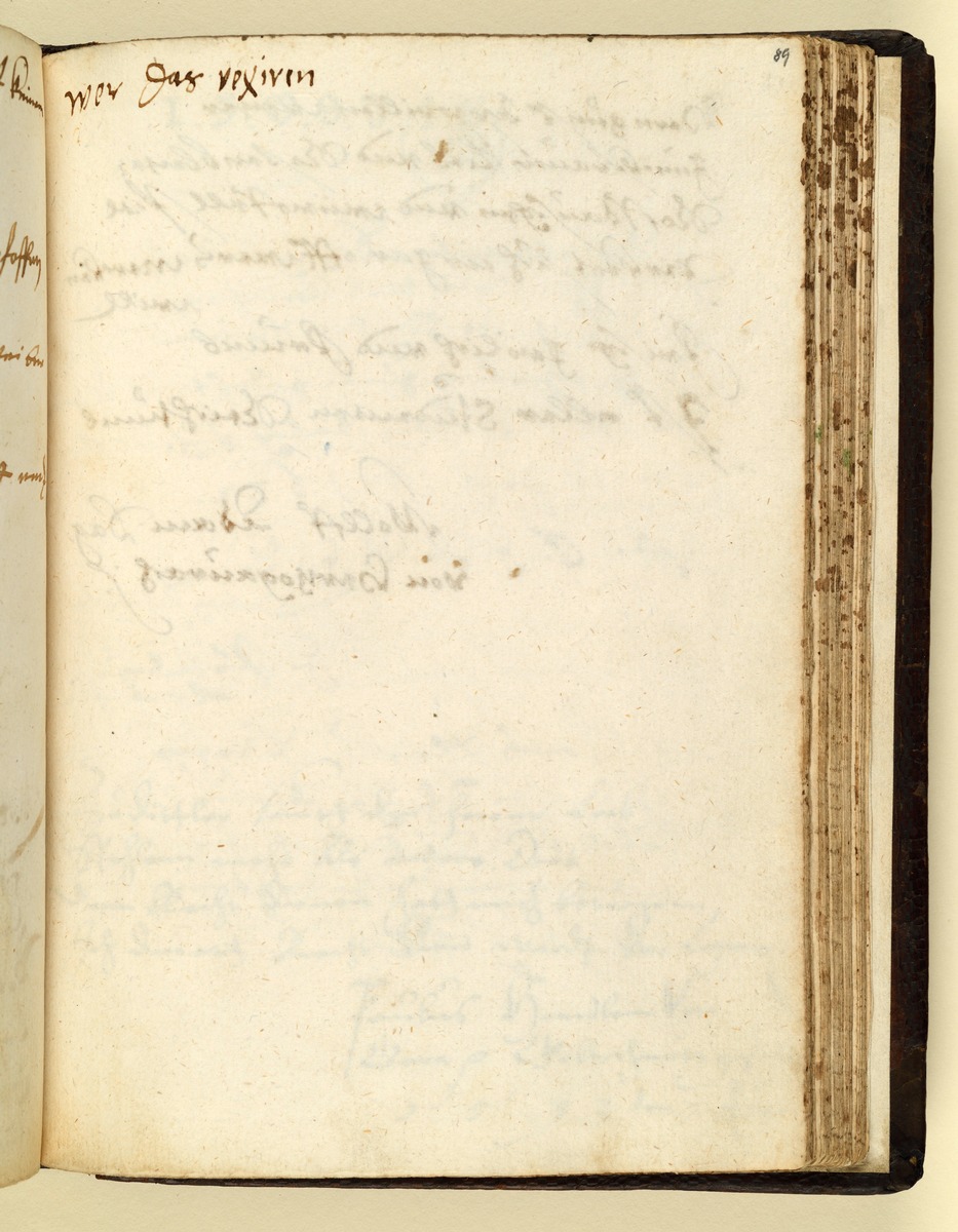 Stammbuch des Leonhard Hayder von Nürnberg, fol. 89r+v