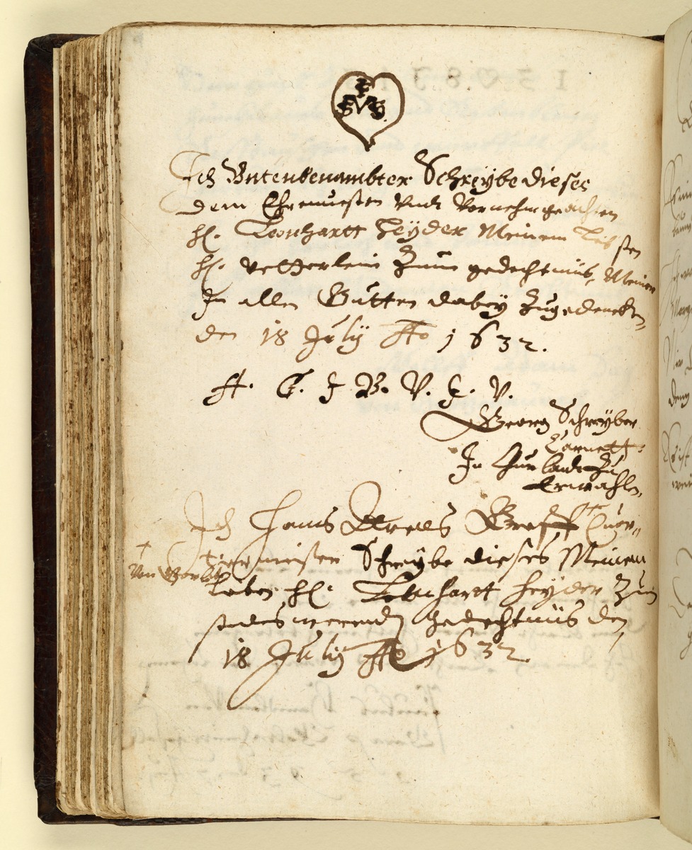 Stammbuch des Leonhard Hayder von Nürnberg, fol. 90r+v