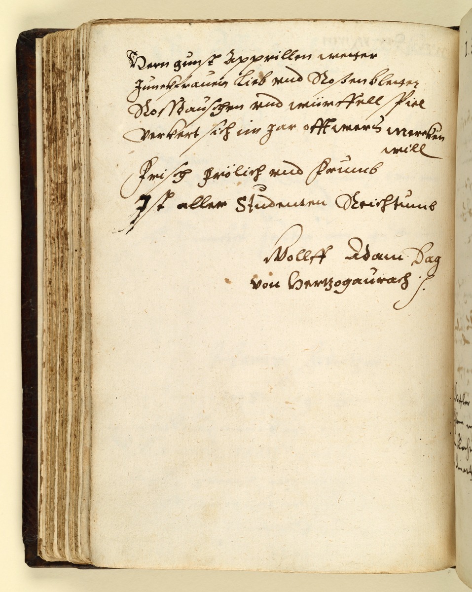 Stammbuch des Leonhard Hayder von Nürnberg, fol. 89r+v