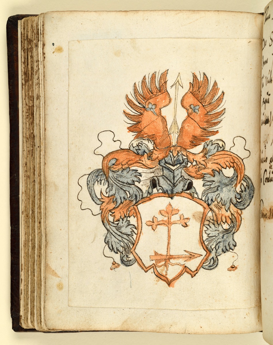 Stammbuch des Leonhard Hayder von Nürnberg: Wappen (verso)