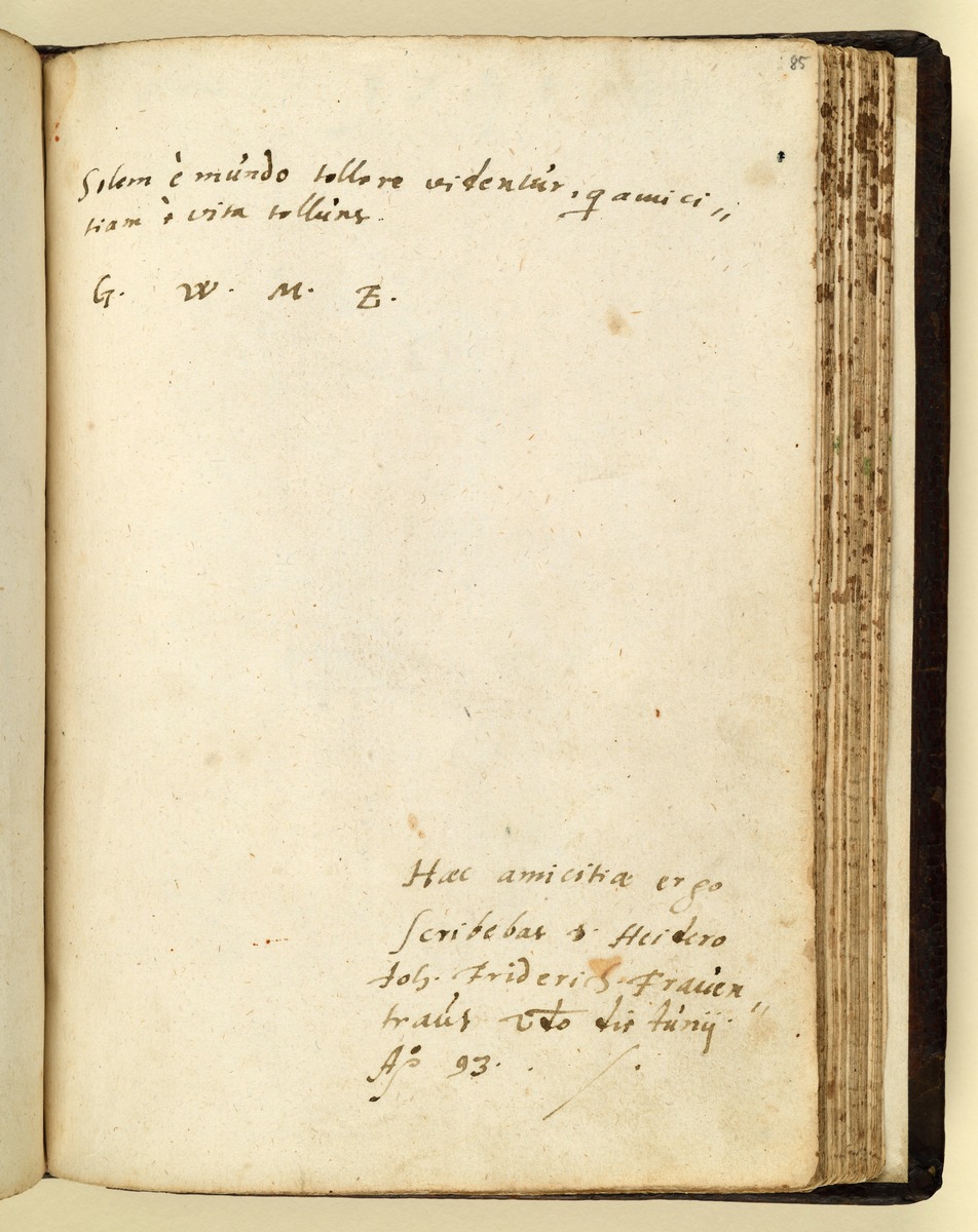 Stammbuch des Leonhard Hayder von Nürnberg: Wappen (verso)