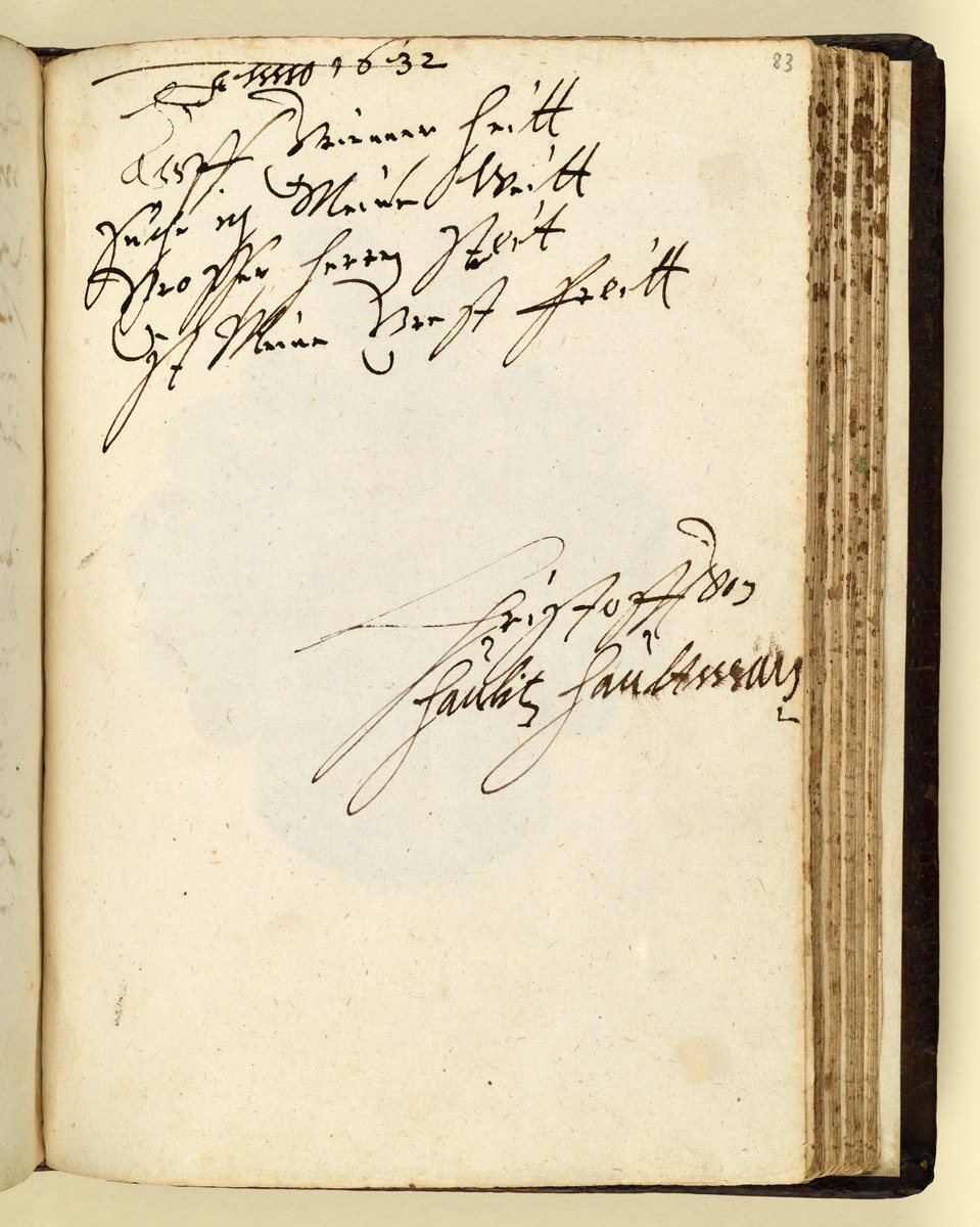 Stammbuch des Leonhard Hayder von Nürnberg, fol. 83r