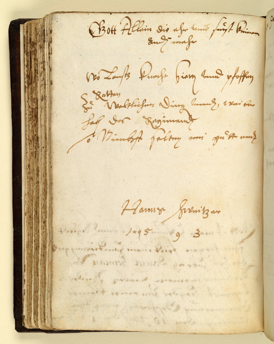Stammbuch des Leonhard Hayder von Nürnberg, fol. 88r+v