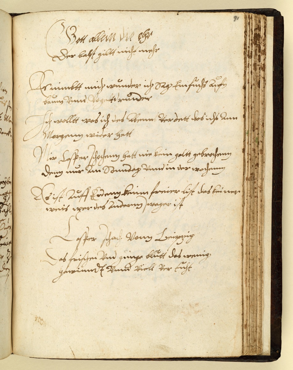 Stammbuch des Leonhard Hayder von Nürnberg, fol. 91r