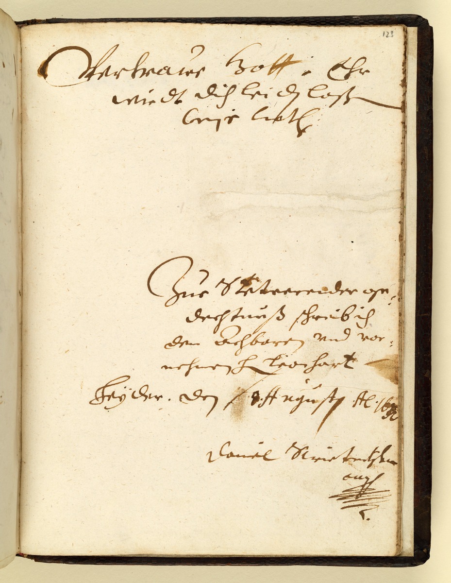 Stammbuch des Leonhard Hayder von Nürnberg, fol. 123r