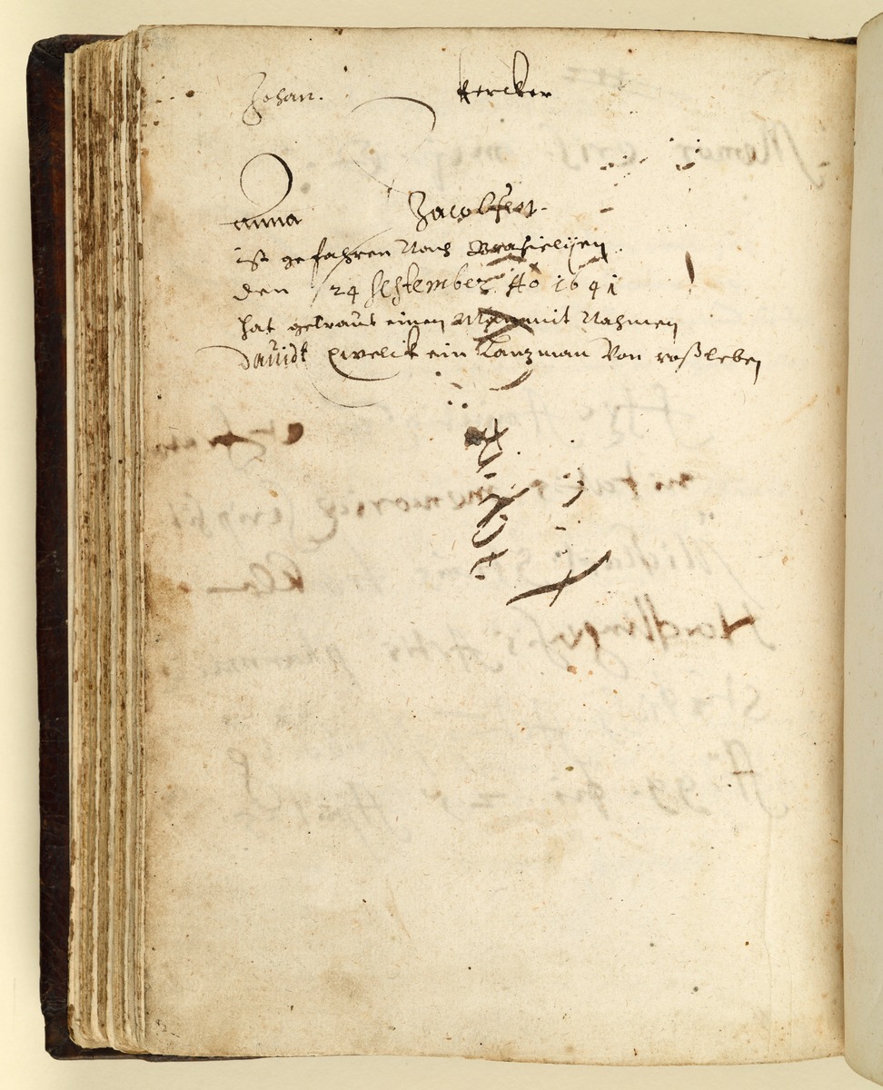 Stammbuch des Leonhard Hayder von Nürnberg, fol. 105r+v