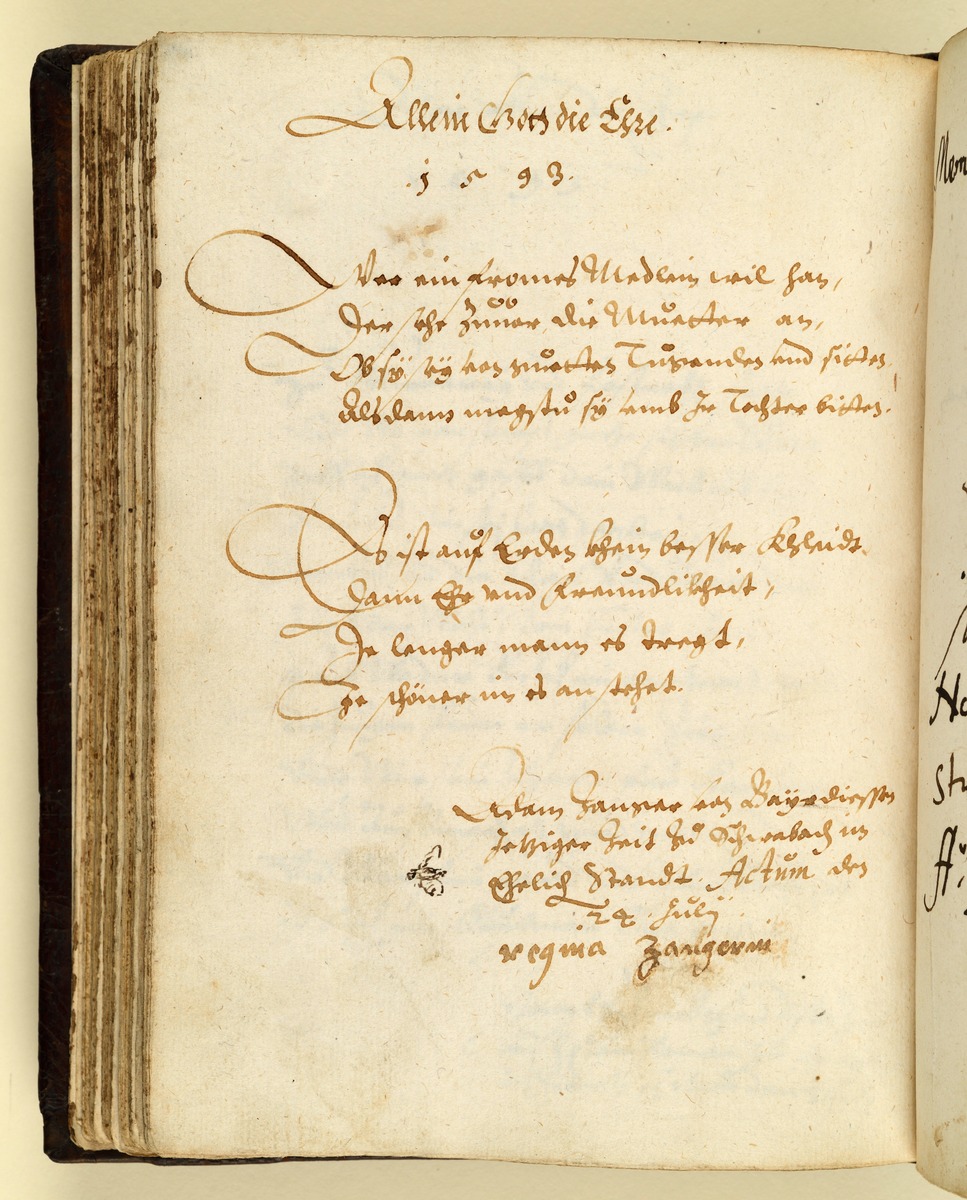 Stammbuch des Leonhard Hayder von Nürnberg, fol. 104v