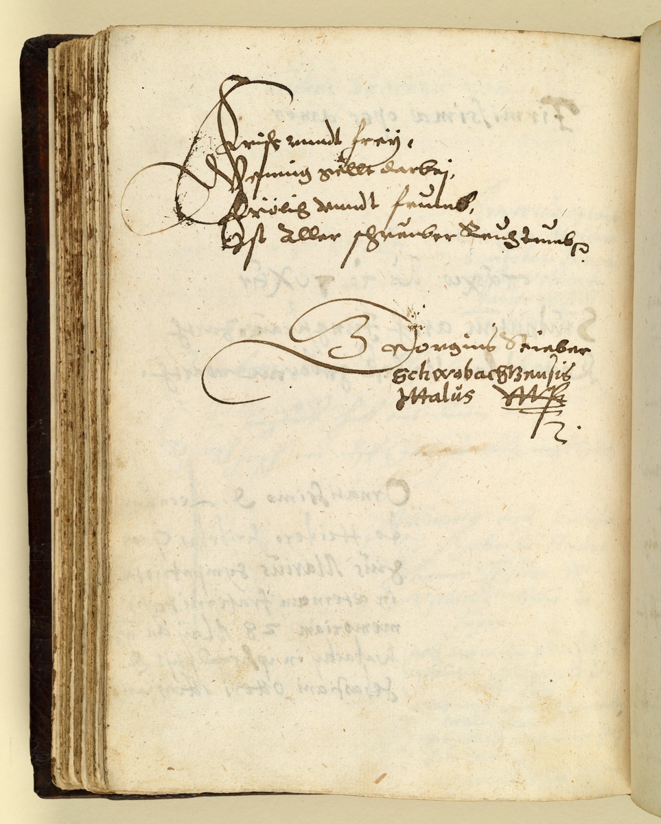 Stammbuch des Leonhard Hayder von Nürnberg, fol. 102r+v
