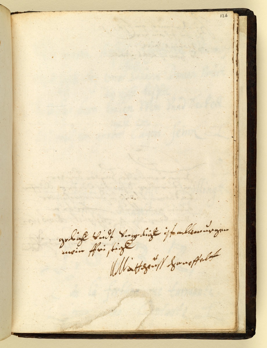 Stammbuch des Leonhard Hayder von Nürnberg, fol. 126r+v