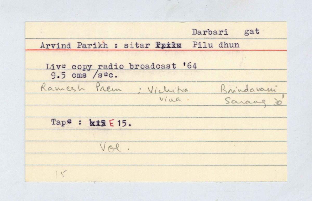 Arvind Parikh (Live)