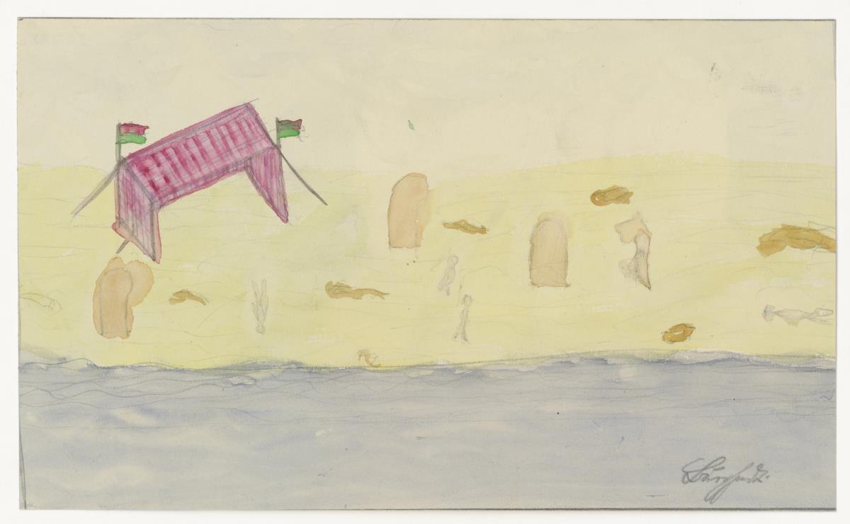 Strandszene, Studienblatt (Werke verschiedener Künstler)