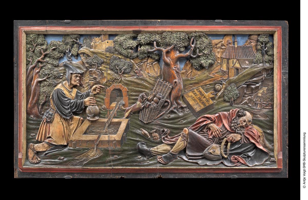 Allegorie auf das Versagen während der Pilgerschaft des Lebens