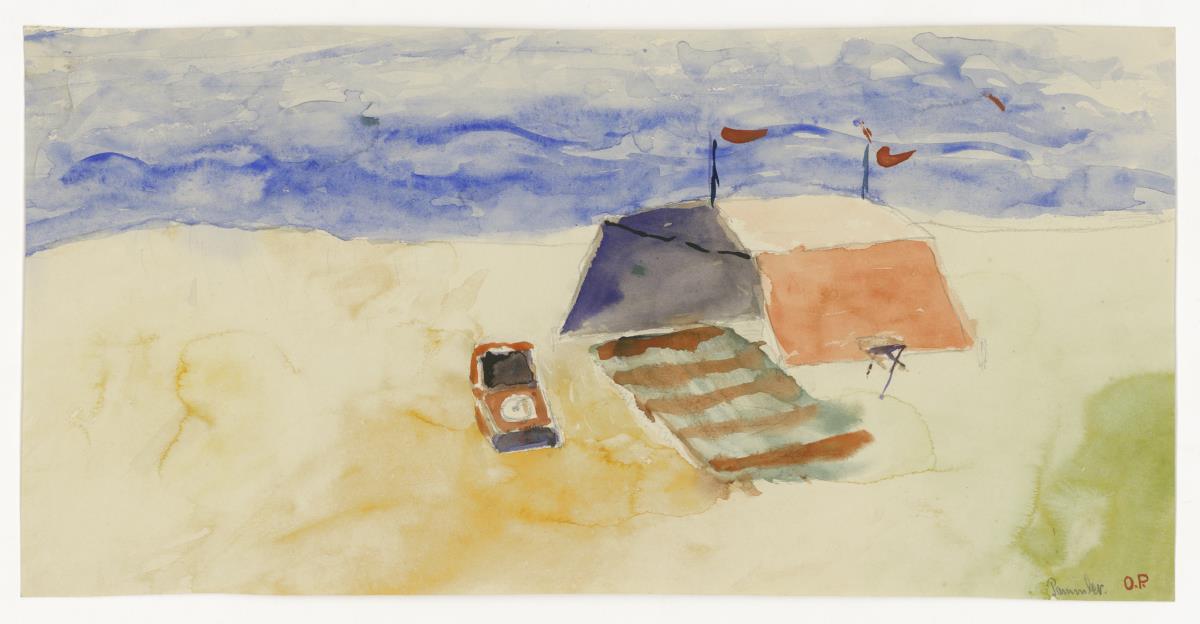 Strandszene, Studienblatt (Werke verschiedener Künstler)