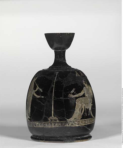 Attisch rotfigurige Bauchlekythos