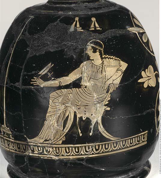 Attisch rotfigurige Bauchlekythos
