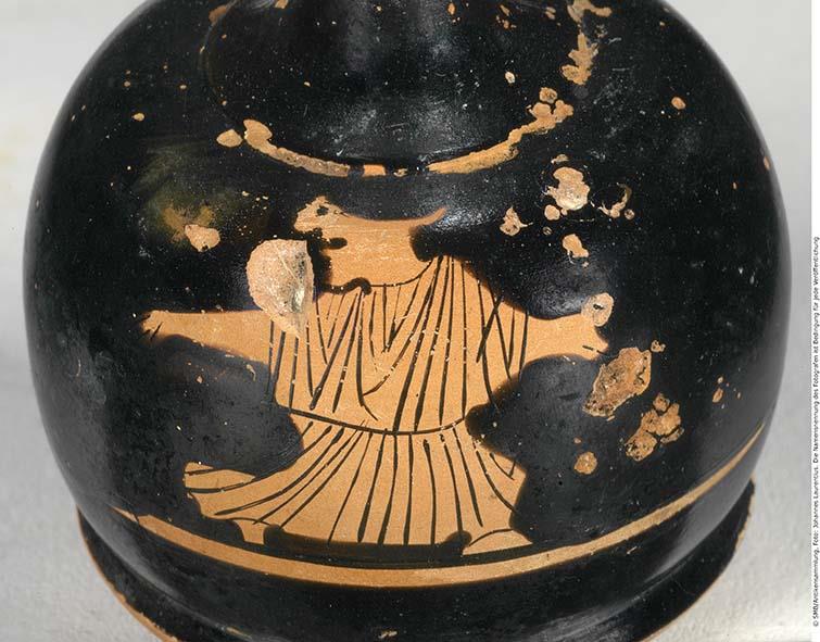 Attisch rotfigurige Bauchlekythos