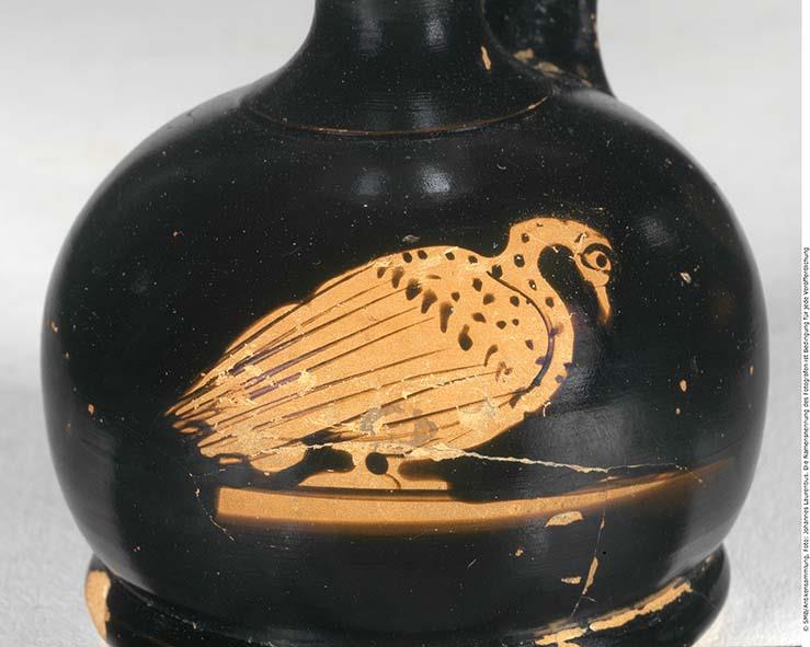 Attisch rotfigurige Bauchlekythos