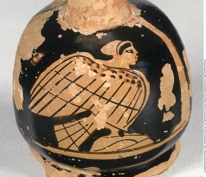 Attisch rotfigurige Bauchlekythos
