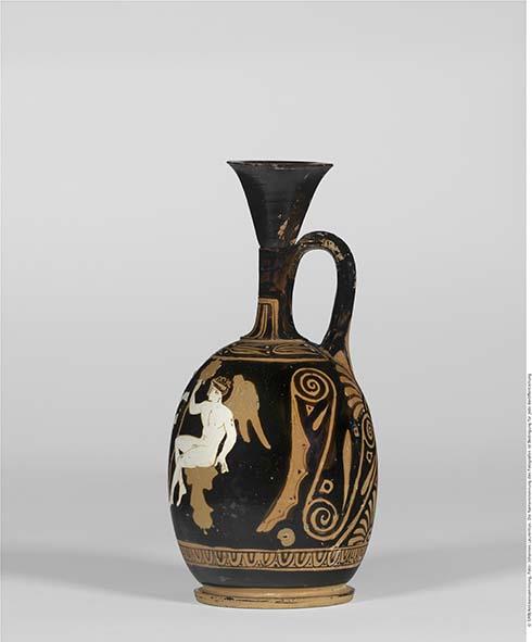 Attisch rotfigurige Bauchlekythos