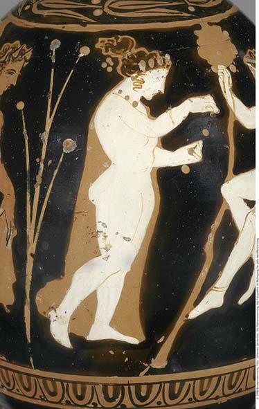 Attisch rotfigurige Bauchlekythos