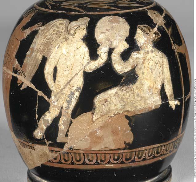 Attisch rotfigurige Bauchlekythos