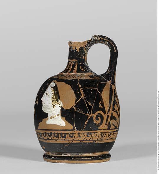 Attisch rotfigurige Bauchlekythos