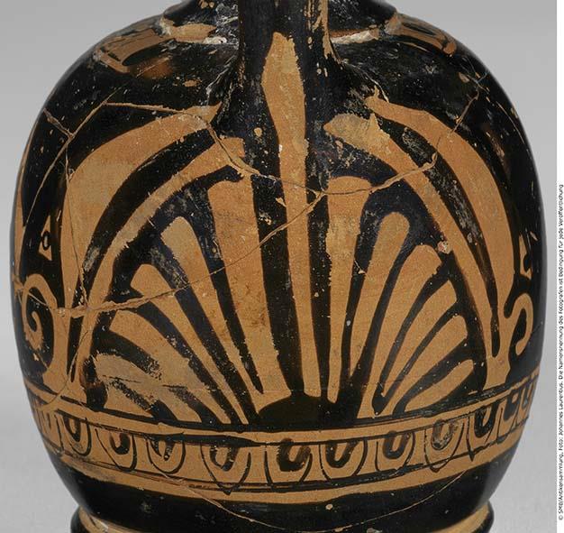 Attisch rotfigurige Bauchlekythos