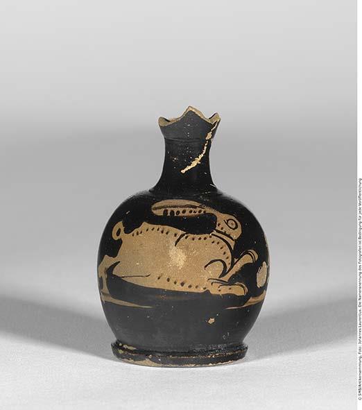 Attisch rotfigurige Bauchlekythos