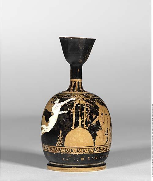 Attisch rotfigurige Bauchlekythos