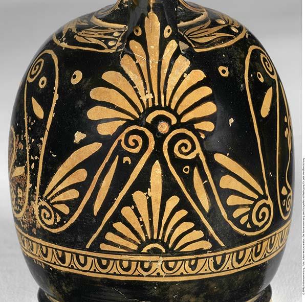 Attisch rotfigurige Bauchlekythos