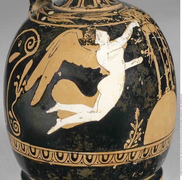 Attisch rotfigurige Bauchlekythos