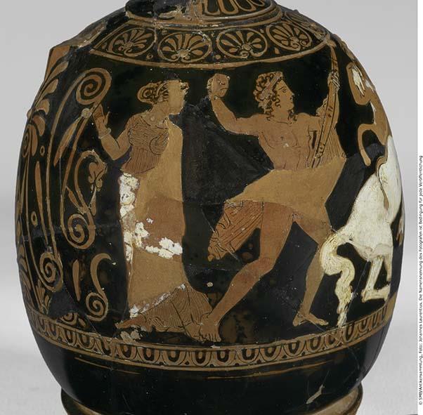 Attisch rotfigurige Bauchlekythos