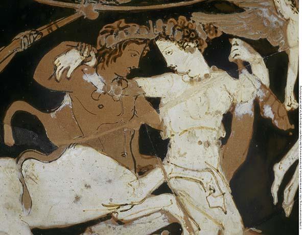 Attisch rotfigurige Bauchlekythos