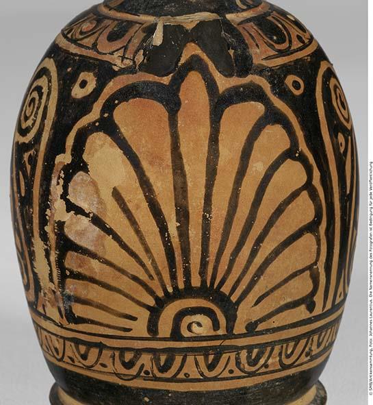 Attisch rotfigurige Bauchlekythos