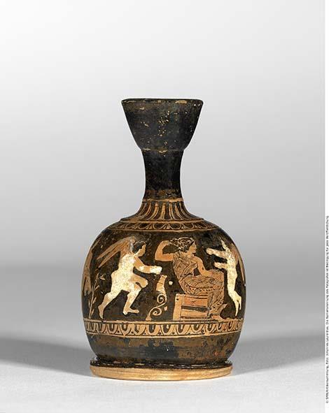 Attisch rotfigurige Bauchlekythos