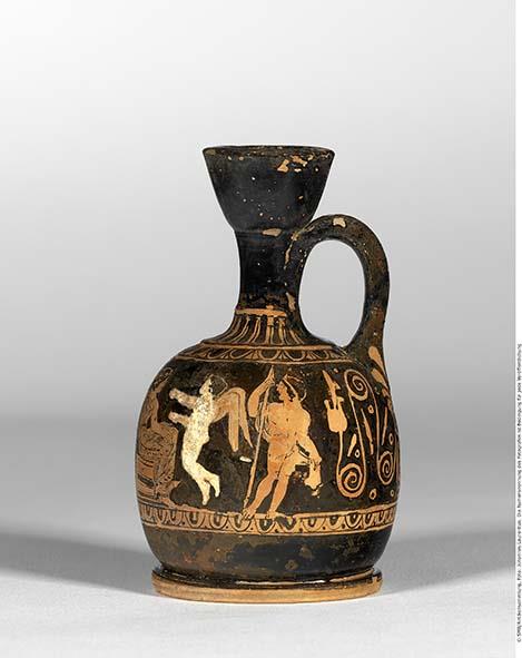 Attisch rotfigurige Bauchlekythos