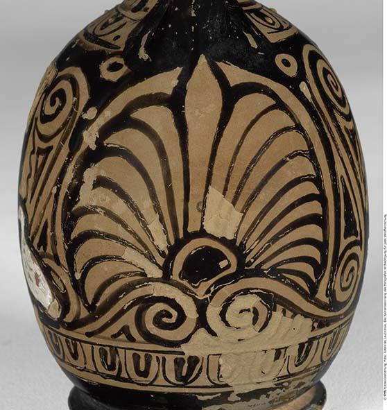 Attisch rotfigurige Bauchlekythos