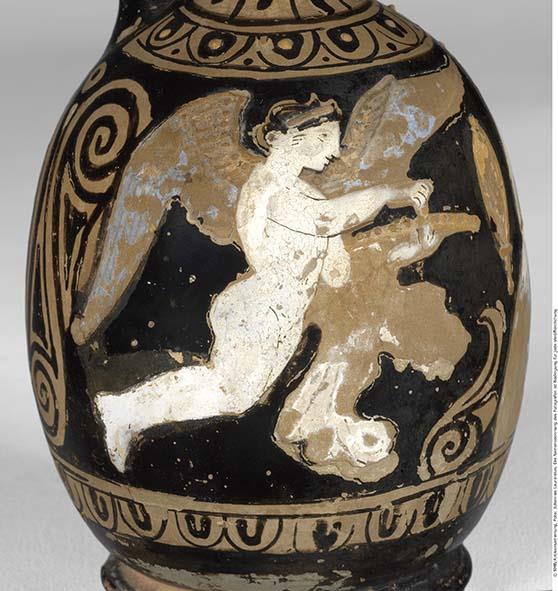 Attisch rotfigurige Bauchlekythos