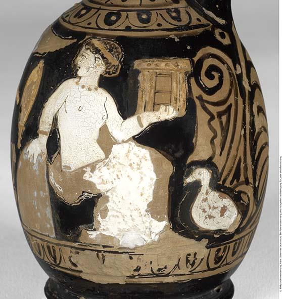 Attisch rotfigurige Bauchlekythos