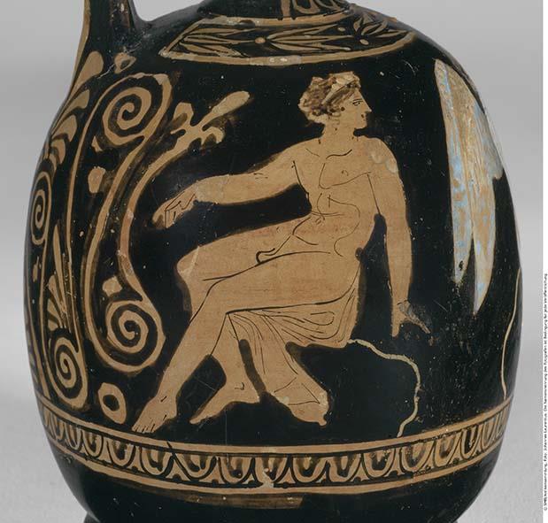 Attisch rotfigurige Bauchlekythos