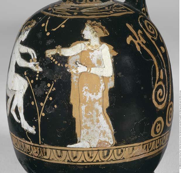 Attisch rotfigurige Bauchlekythos