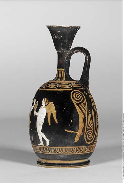 Attisch rotfigurige Bauchlekythos