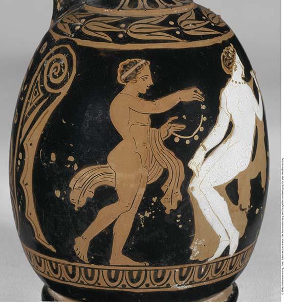 Attisch rotfigurige Bauchlekythos