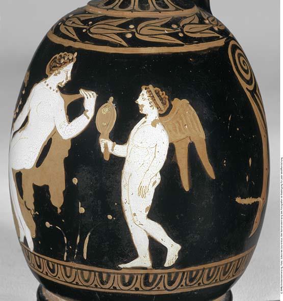 Attisch rotfigurige Bauchlekythos