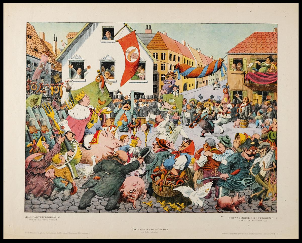 Schwabinger Bilderbogen Nr. 6. Das Parteiprogramm.