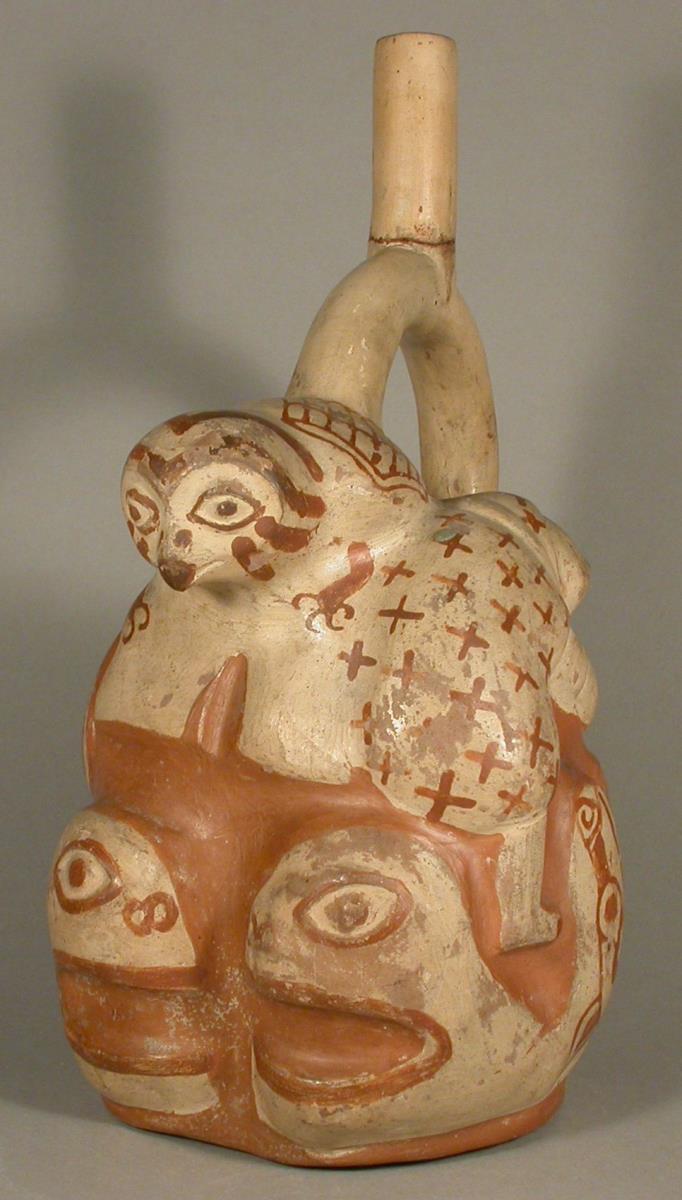 Relief: anthropo-zoomorphe Figuren