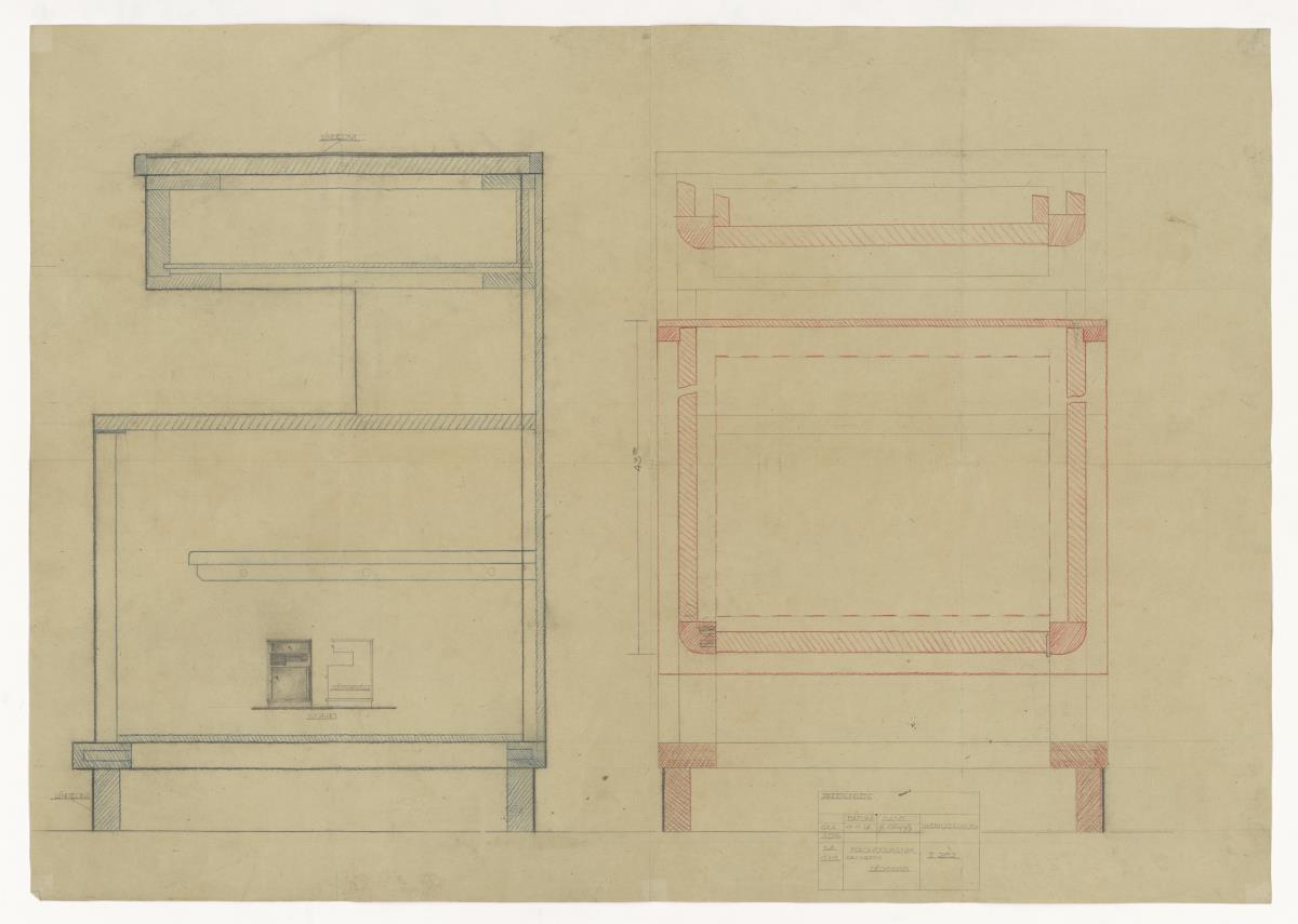Nachtschrank Dieckmann (Möbelentwürfe, Betten)