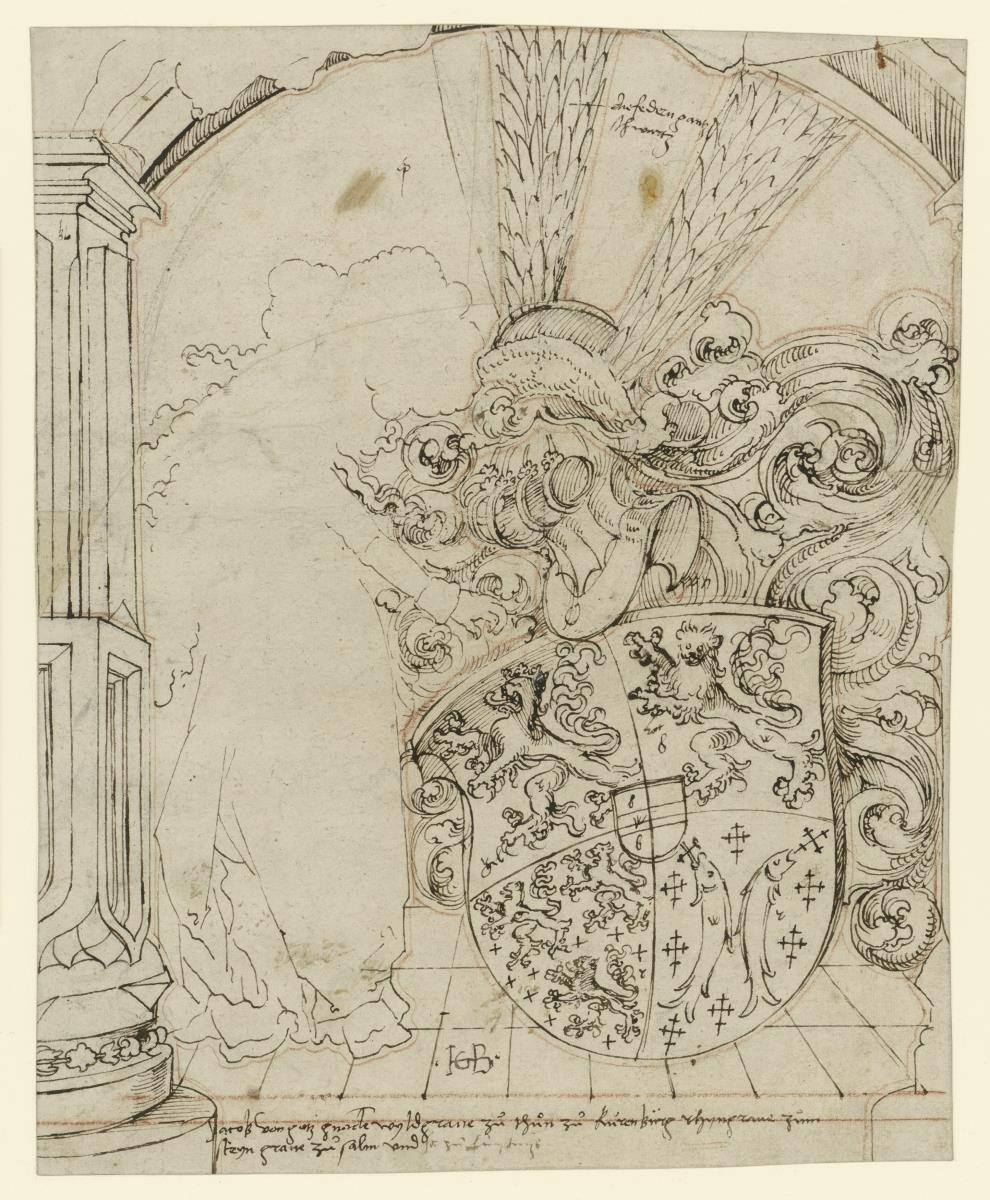 Das Wappen des Rheingrafen Jakob von Salm
