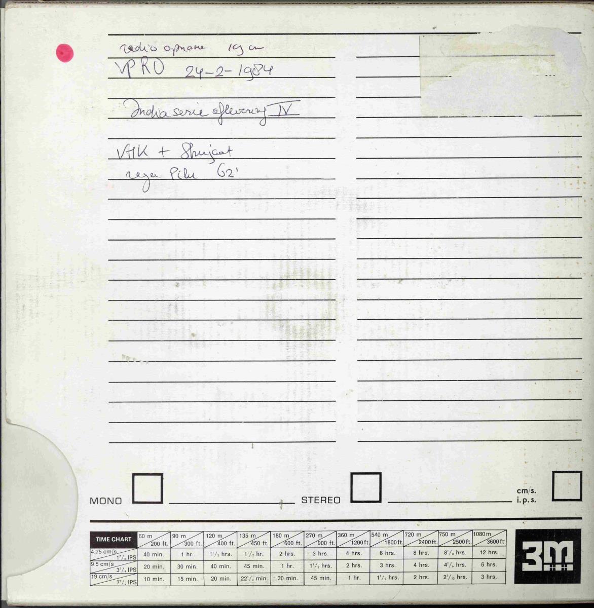 Indiase Muziek, Radio Series, Episode 4