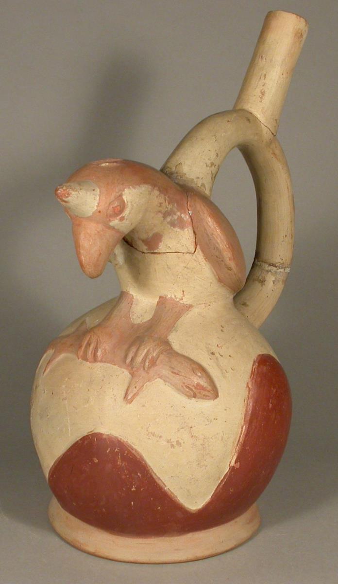 Applikation: Vogel mit Fisch